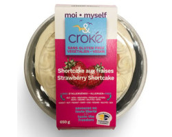 Croké / 650g Gâteau - Shortcake aux fraises sans gluten végétalien