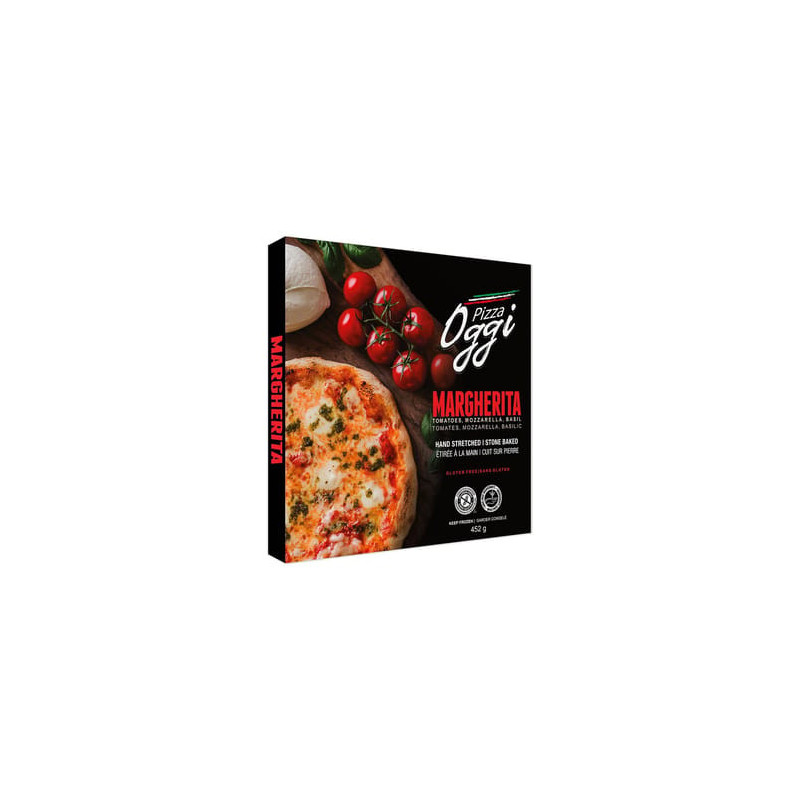 Pizza Oggi / 452g Pizza sans gluten Margherita - Tomates, mozzarella, basilic