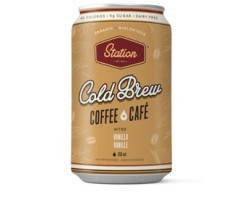 Station Cold Brew / 355ml Café infusé à froid biologique - Nitro vanille