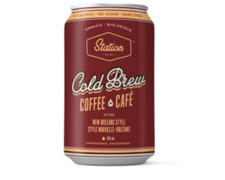 Station Cold Brew / 355ml Café infusé à froid biologique - Nitro  style Nouvelle Orléans