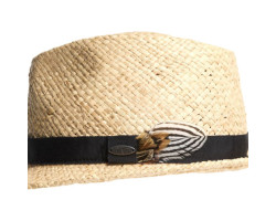 Canadian Hat Fedora en raphia avec plume Florean A - Unisexe
