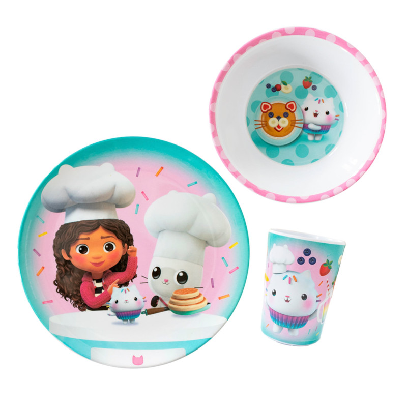 3 Piece Tableware - Gabby and the Magic House