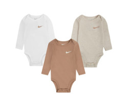 Long Sleeve Onesie Pack of 3 0-9 months