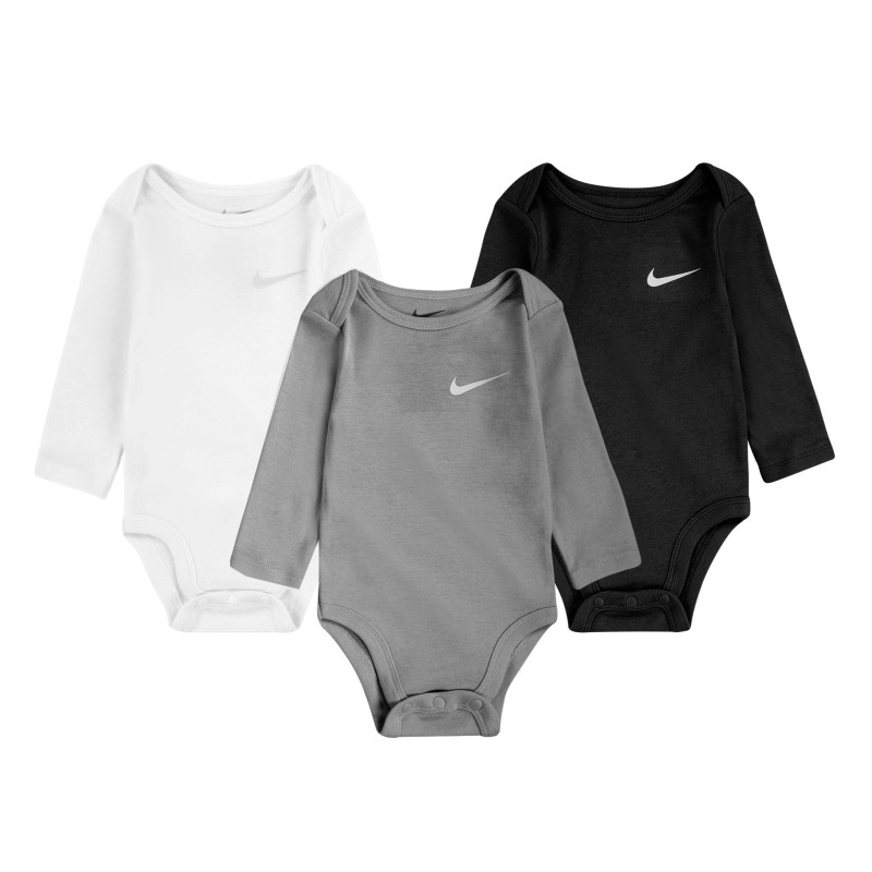 Long Sleeve Onesie Pack of 3 0-9 months