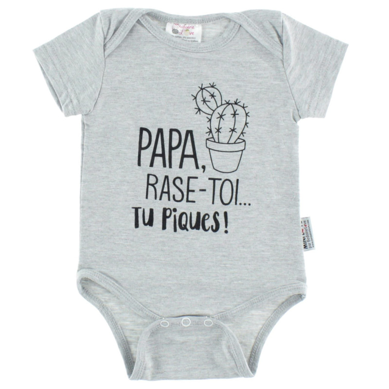 Papa Pique Onesie 3-12 months