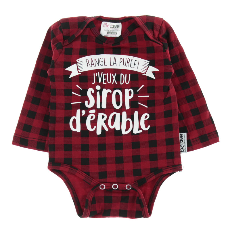 Maple Syrup onesie 3-12 months