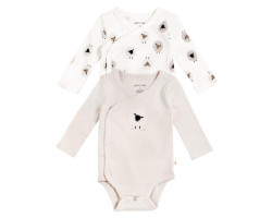 Set of 2 Sheep Onesies 0-9 months