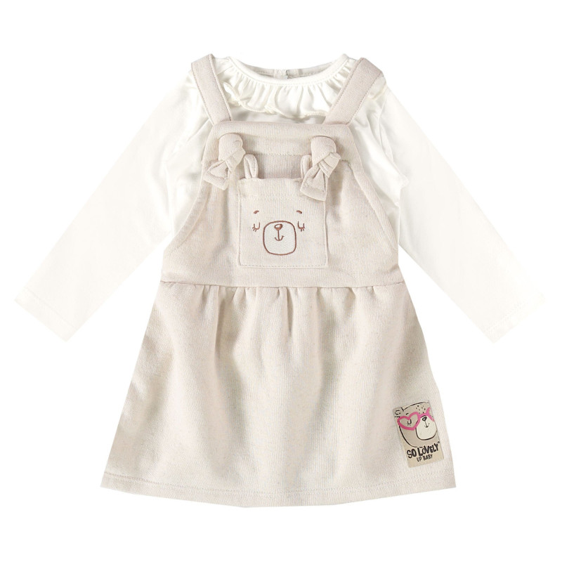 Up Baby Ensemble Deux Pièces Robe Chasuble 3-24mois