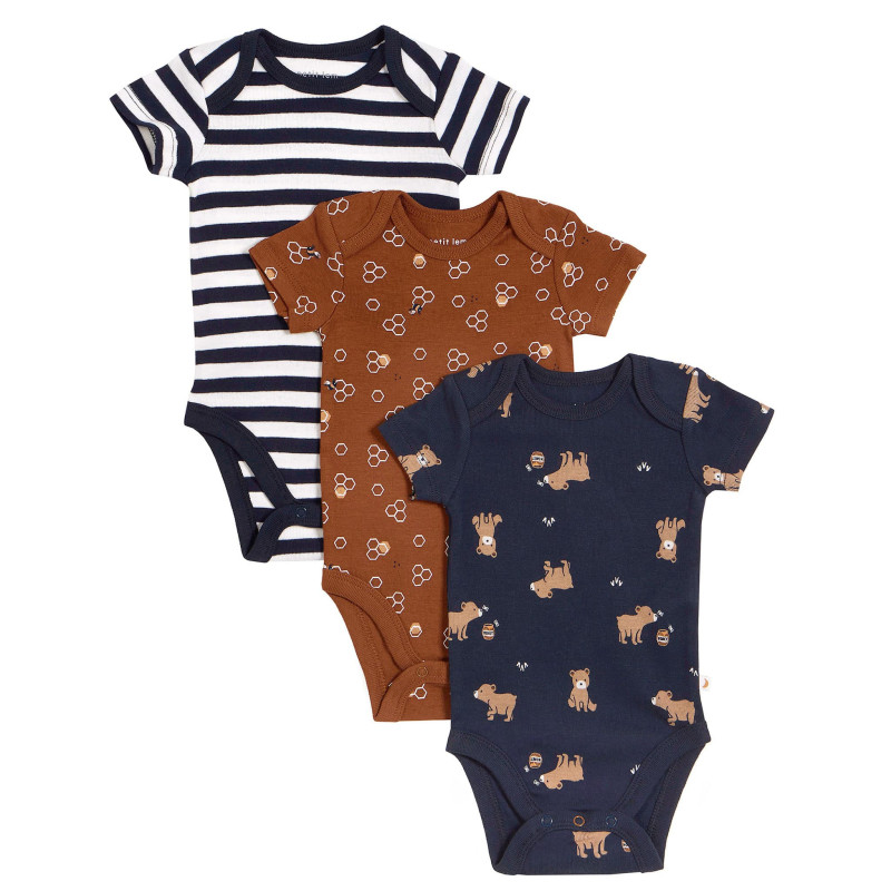 Set of 3 Bear Diaper Covers 0-9 months