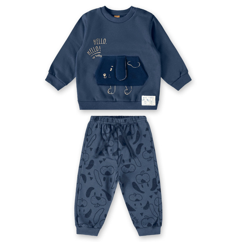 Two Piece Sweatshirt Set for Dogs 3-24 months