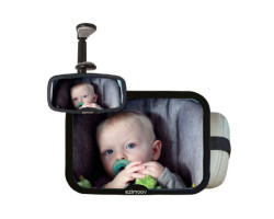 Surveillance Pack - Rearview mirror + Car seat mirror