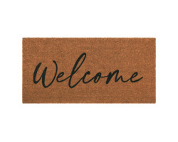 Welcome Wishes natural doormat