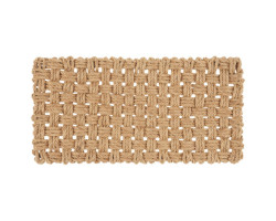 Basket Weave natural braided doormat