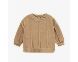 Light brown knitted sweater...