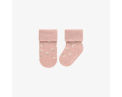 Pink stretch socks with...
