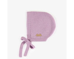 Light purple knitted hat...