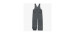 Charcoal snow overalls in nylon, child