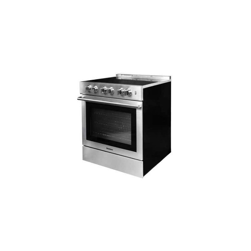 Cuisinière à Induction de 30 po. Blomberg 5.7 pi.cu avec 4 éléments en Inox BIR34452CSS