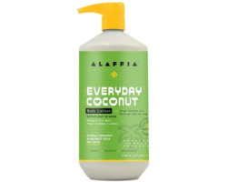 Alaffia / 950ml Lotion pour le corps Everyday Coconut - Purement noix de coco