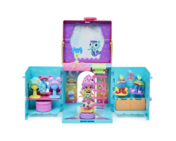Gabby's Dollhouse, Coffret de jeu transportable Dressing arc-en-ciel avec poupée Gabby