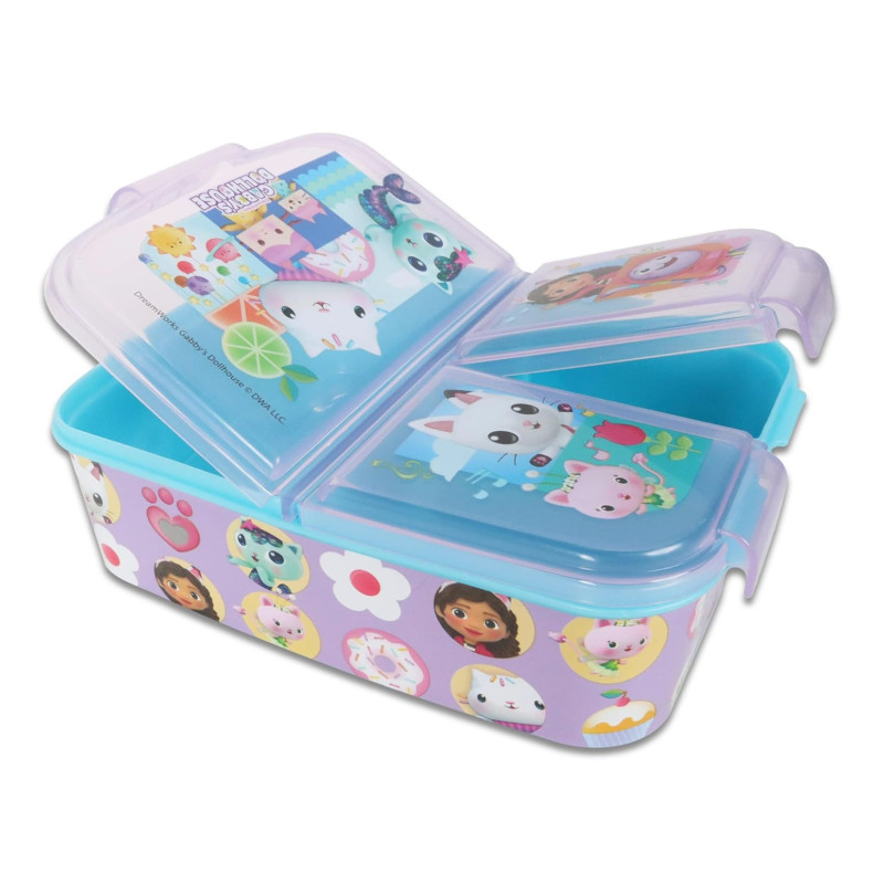 Gabby’s Dollhouse Multi-Compartment Lunch Box