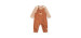 Two Piece Teddy Bear Overalls Set 3-24 months