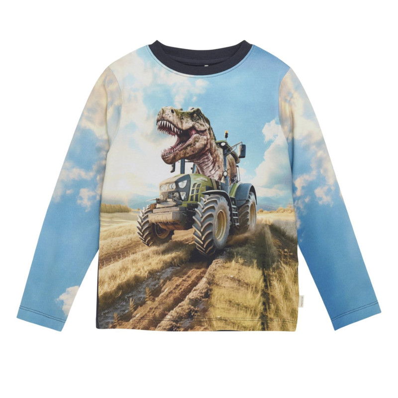 Dino Tractor T-shirt, 3-8 years