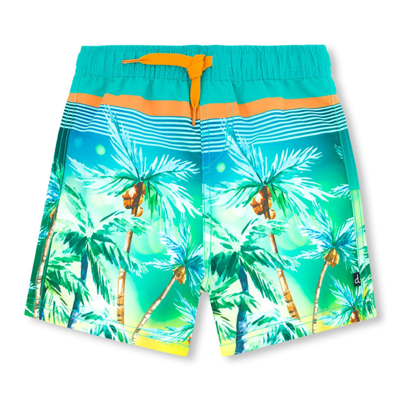 Deux par Deux Maillot Short Palmier 2-6ans