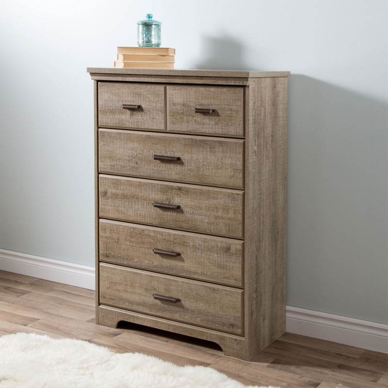 5 Drawer Chest - Versa Aged Oak