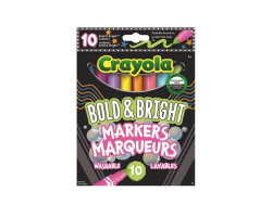 Crayola Marqueurs à trait large Bold and Bright