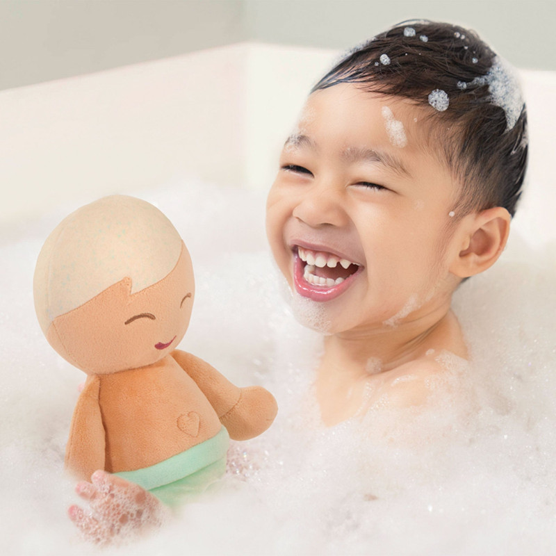 Babi Poupée de Bain en Peluche - Garçon