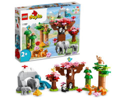LEGO DUPLO Les animaux sauvages d'Asie 10974 Ensemble de construction (117 pièces)