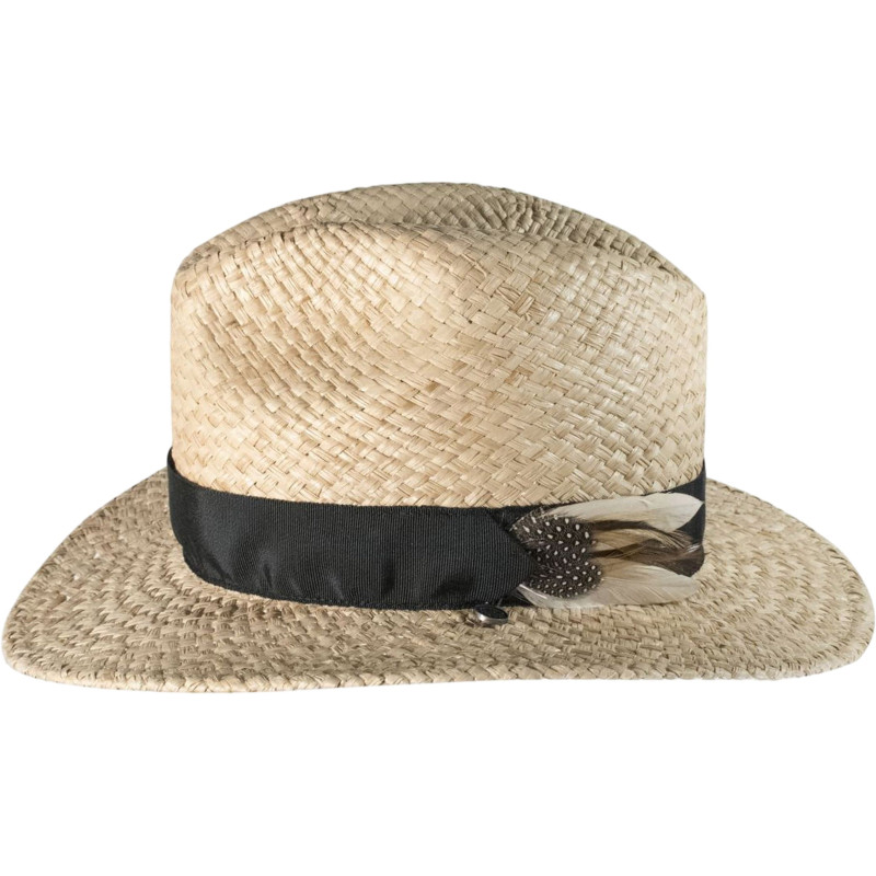 Nelson A Raffia Fedora - Unisex