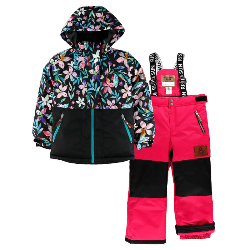 Flower Print Snowsuit 4-14 years