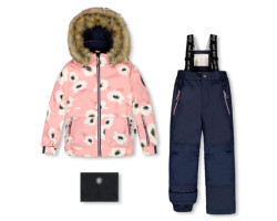 White Flowers Snowsuit 2-6...