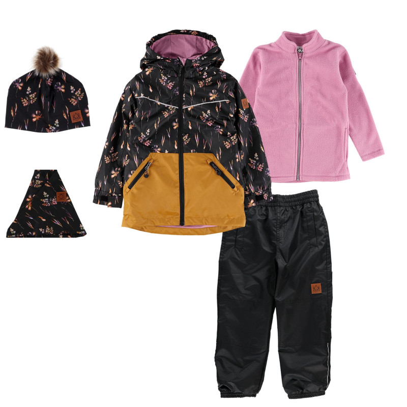 Anemone Outdoor Set 7-12 years + Hat + Neck warmer