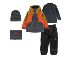 Deer Mountain Ensemble Extérieur Colorblock 7-12ans + tuque + cache-cou