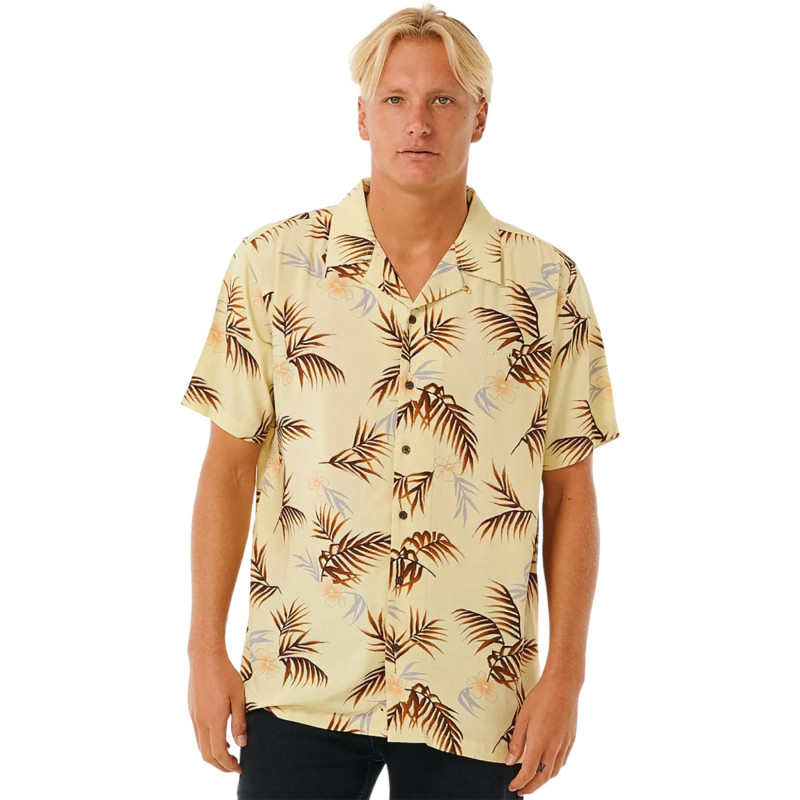 Rip Curl Chemise à manches courtes florale Surf Revival - Homme
