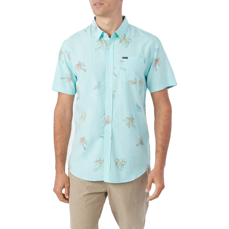 O'Neill Chemise coupe standard à manches courtes Oasis Eco - Homme