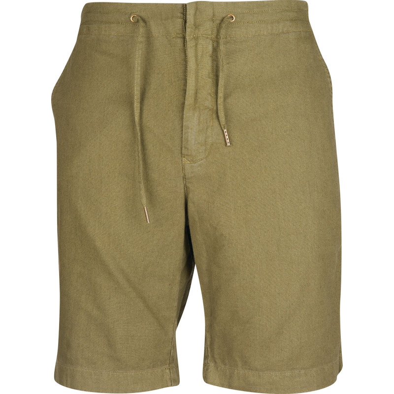 Linen and cotton blend shorts - Men