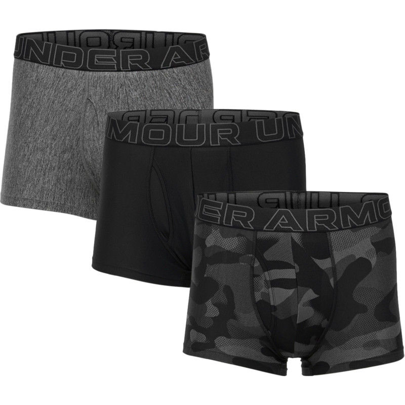 UA Performance Tech Print Boxers - 3 Pack - Men's