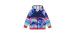 Multicolor Tie-Dye Full-Zip Athletic Hoodie - Little Girls