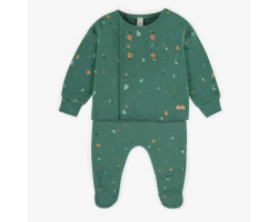 Green two-piece pajama with...
