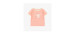 Pink short sleeves slim fit t-shirt in jersey, baby