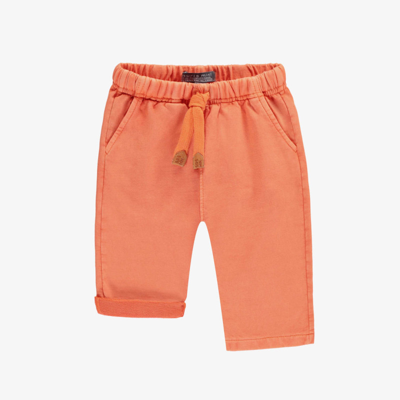 Orange relaxed fit pant jogging style, baby