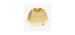 Cream, yellow and ochre striped long sleeves knitted sweater, baby