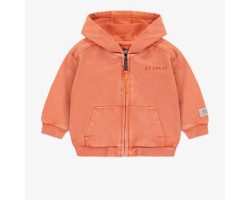 Orange hooded sweater with...