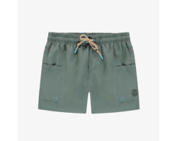 Teal swim short with...