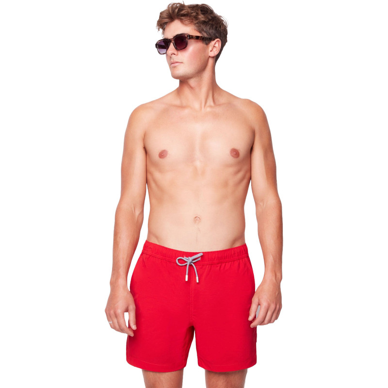 Tulum Elastic Waist Compression Lined Swim Shorts - Men's