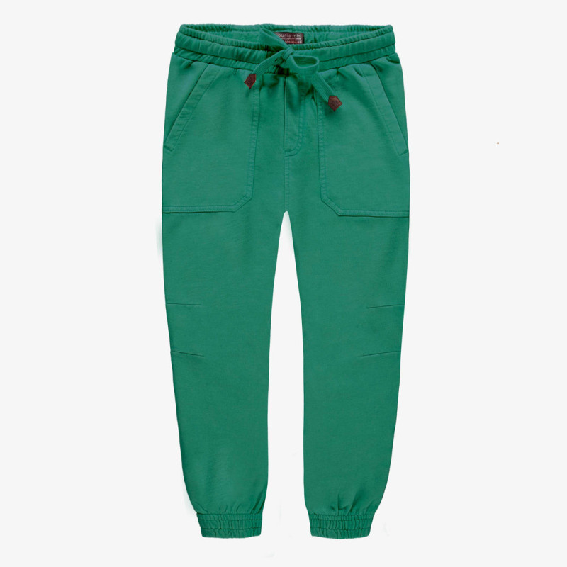 Green relaxed fit pant jogging style, child